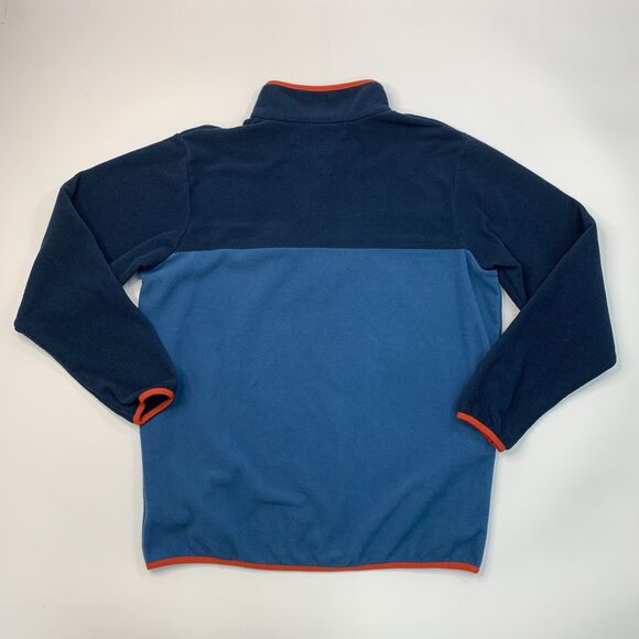 Columbia Fleece Sweater Mens L Large Blue Mountain Side Colorblock 1/2 Zip - Picture 4 of 12